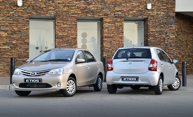 Toyota Etios sedan and hatchback — practical first vehicles