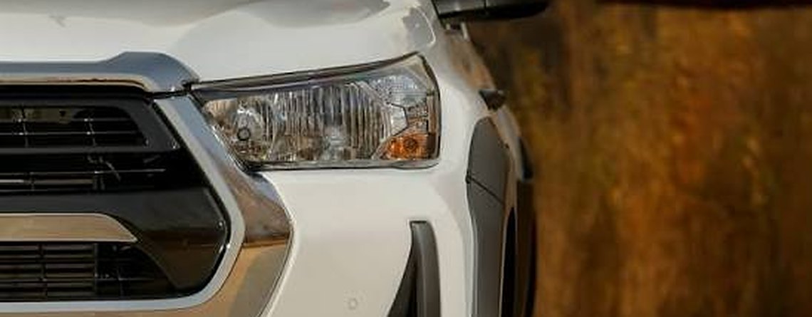 White Toyota Hilux bakkie — rent to buy after being declined for car finance